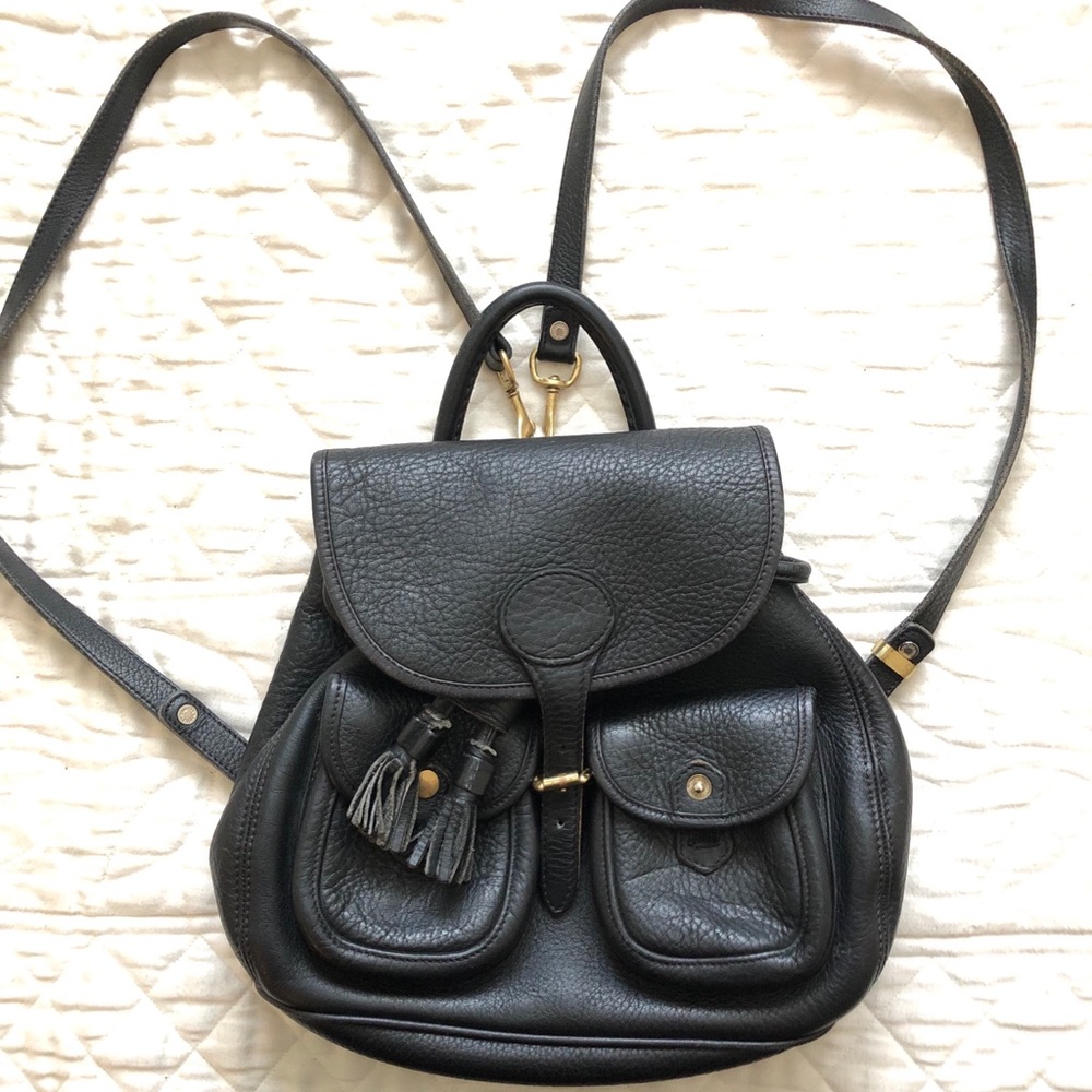 RARE Vintage Dooney & Bourke Leather Backpack